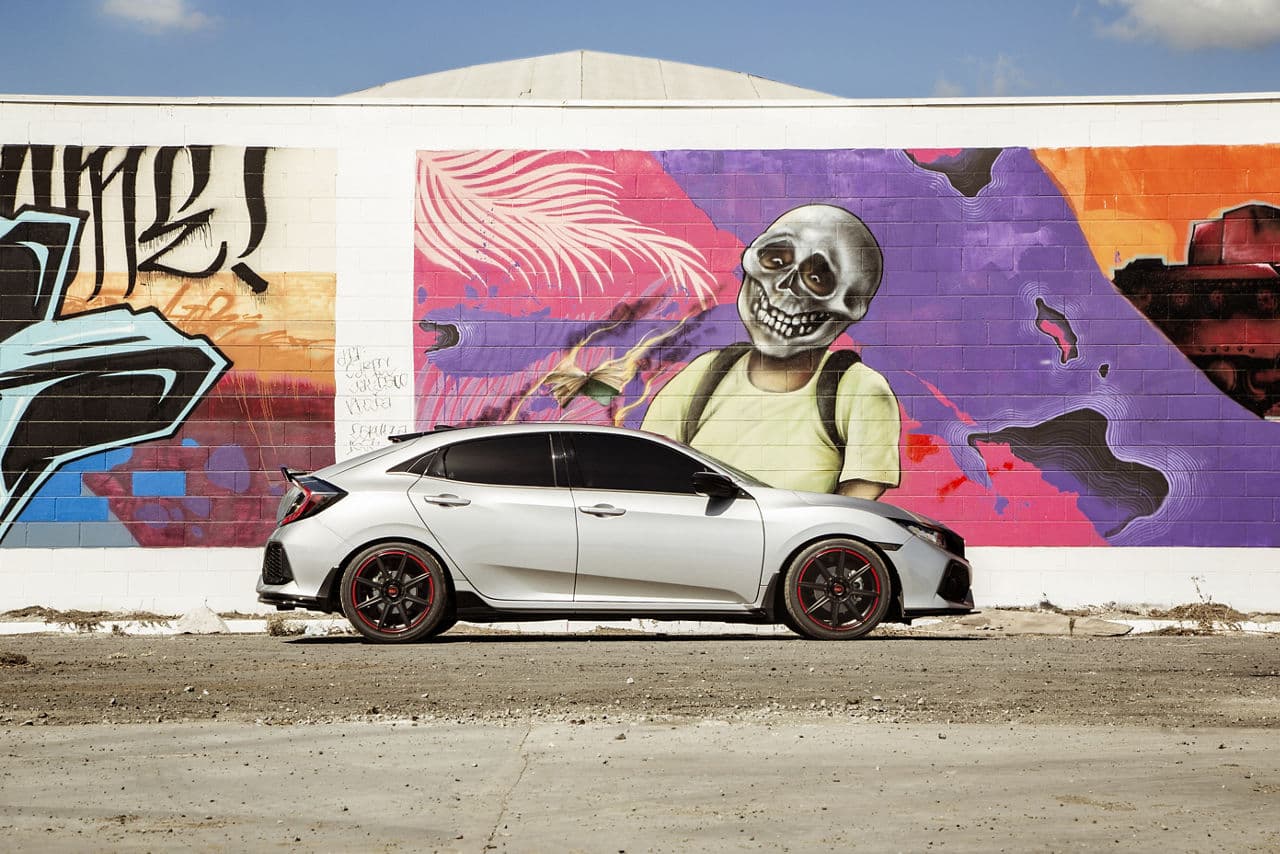 Interior of 2019 Honda Civic with wheels