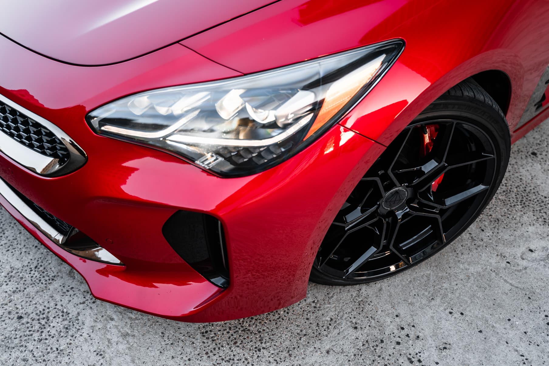 2019 Kia Stinger GT — custom build, detail view