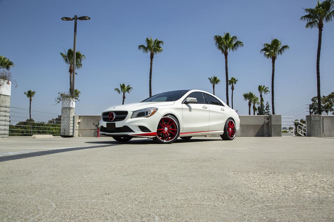 Front view of 2019 Mercedes-Benz CLA250 with wheels