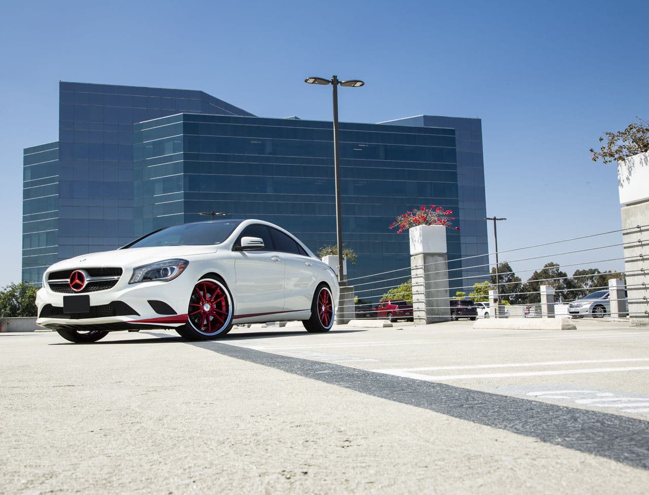 Detail view of 2019 Mercedes-Benz CLA250 with wheels