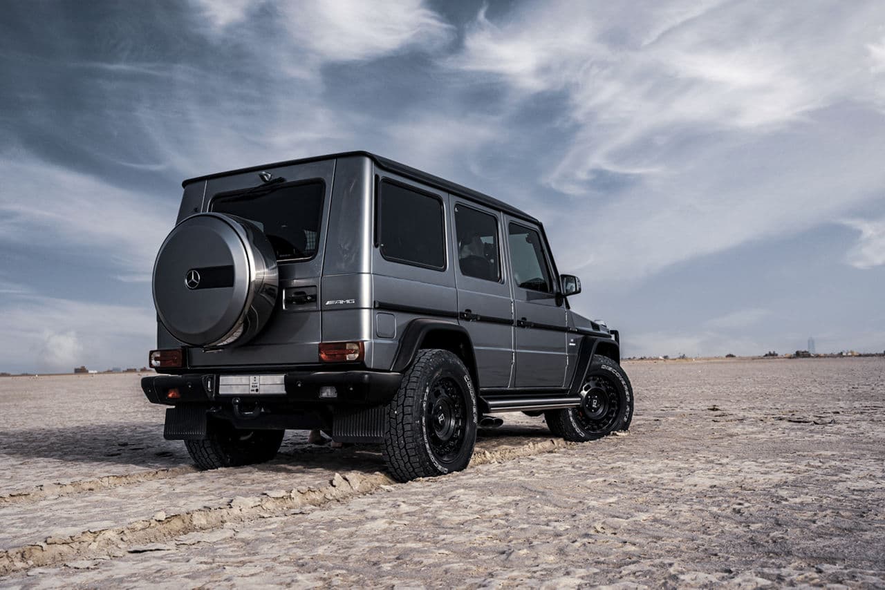 Side profile of 2019 Mercedes-Benz G63 with wheels