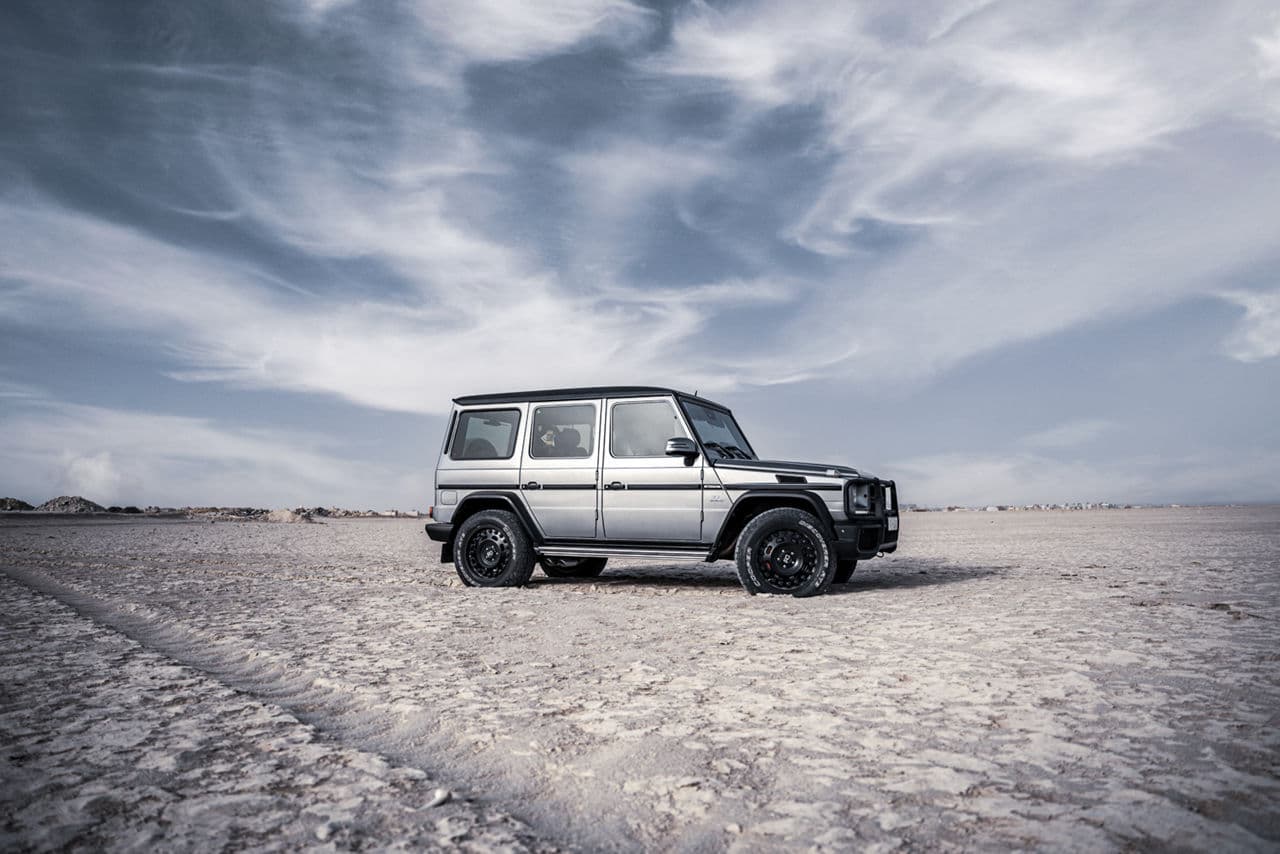 Rear view of 2019 Mercedes-Benz G63 with wheels