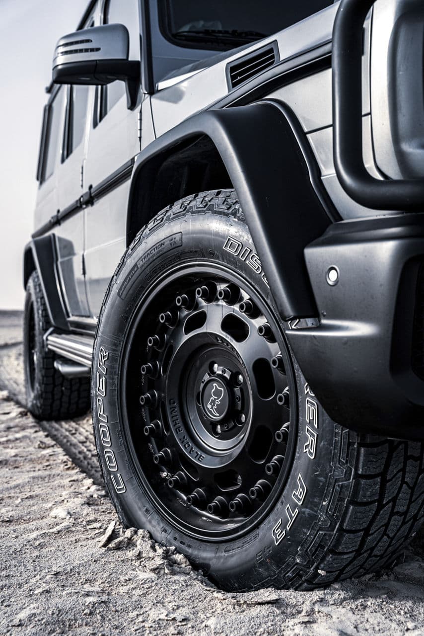 Interior of 2019 Mercedes-Benz G63 with wheels