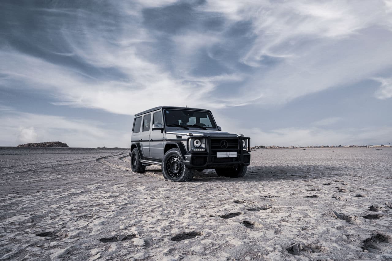 Detail view of 2019 Mercedes-Benz G63 with wheels