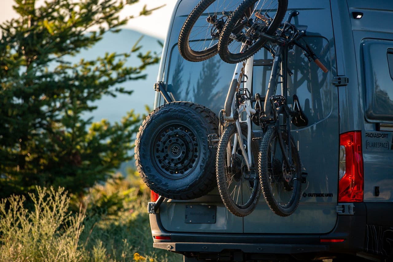 Interior of 2019 Mercedes-Benz Sprinter with wheels