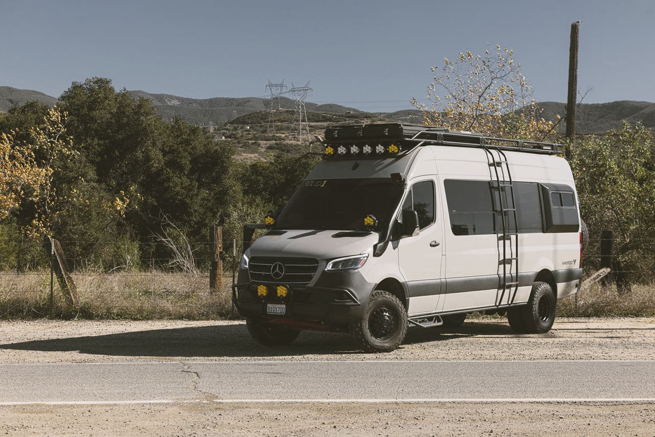 Front view of 2019 Mercedes-Benz Sprinter with wheels