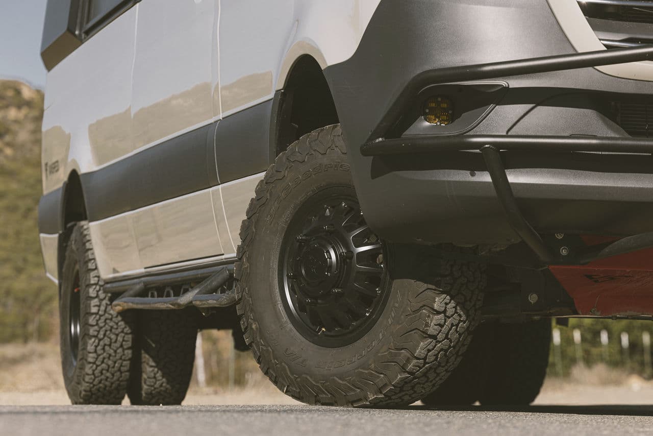 Detail view of 2019 Mercedes-Benz Sprinter with wheels