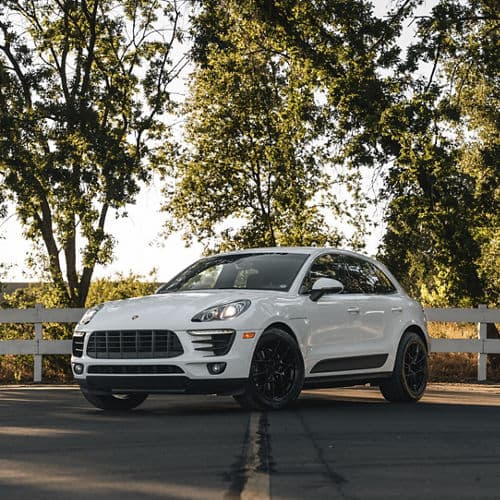 Interior of 2019 Porsche Macan with wheels