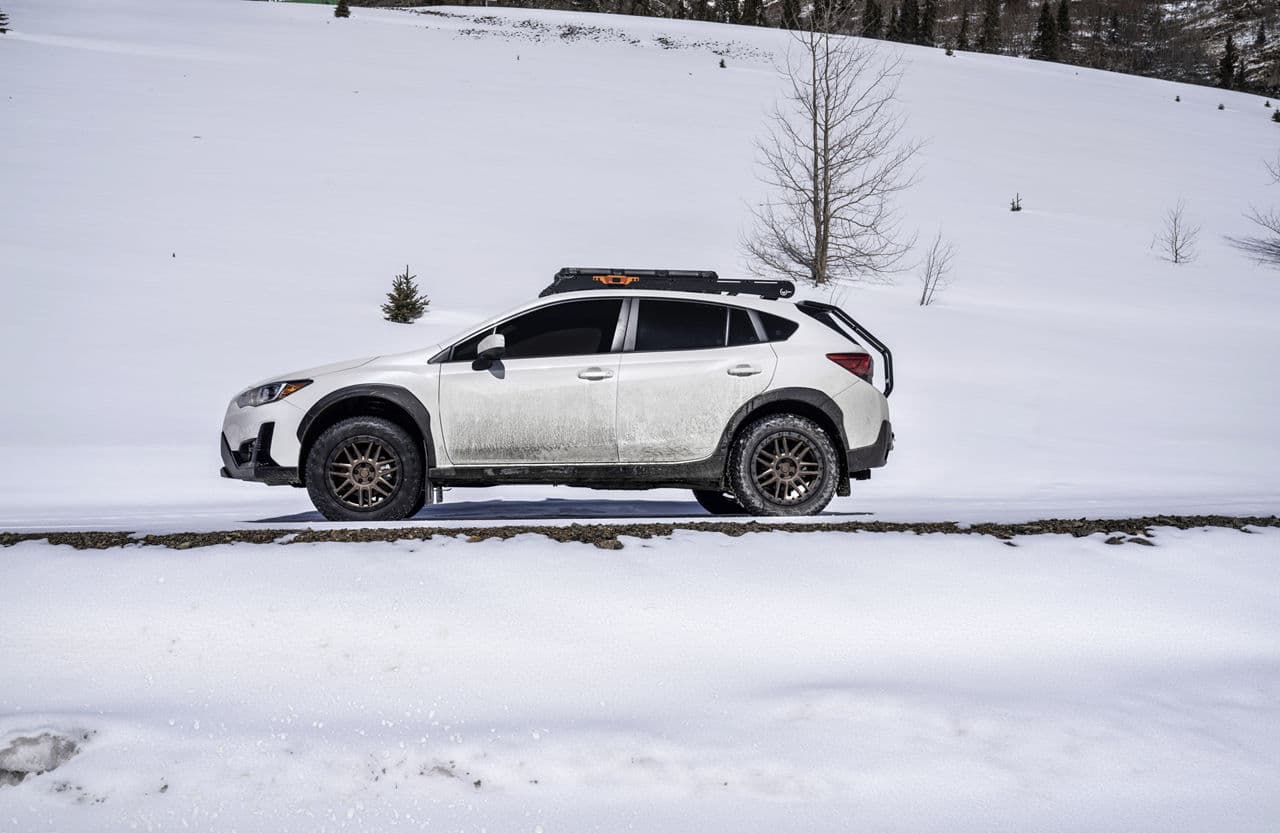 Interior of 2019 Subaru Crosstrek with wheels