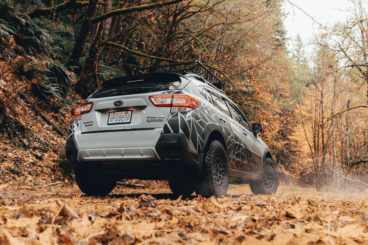 Interior of 2019 Subaru Crosstrek with wheels