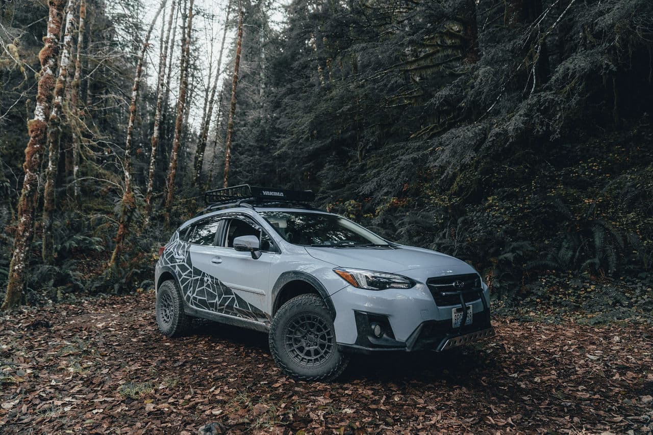 Detail view of 2019 Subaru Crosstrek with wheels