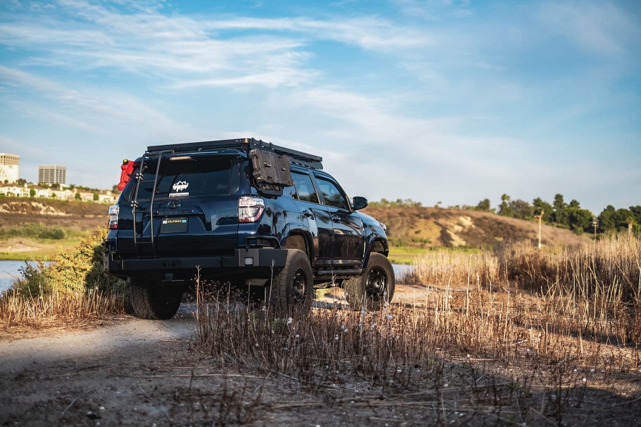 Rear view of 2019 Toyota 4Runner with truck suv wheels
