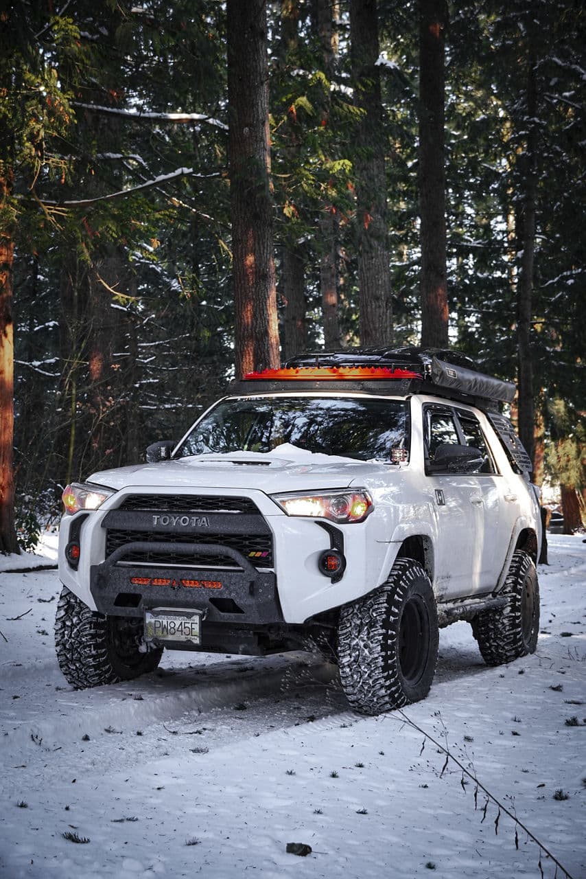 Interior of 2019 Toyota 4Runner with truck suv wheels