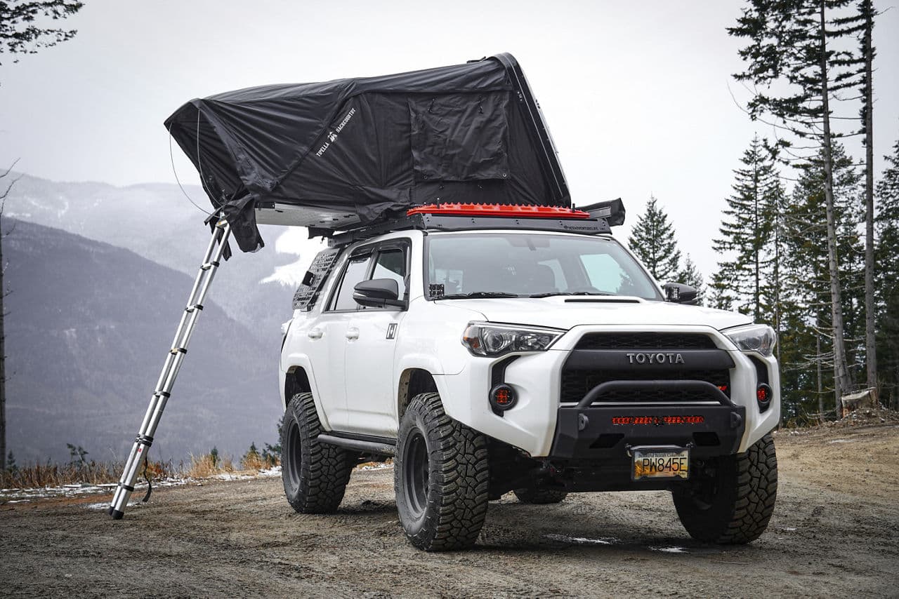 Front view of 2019 Toyota 4Runner with truck suv wheels