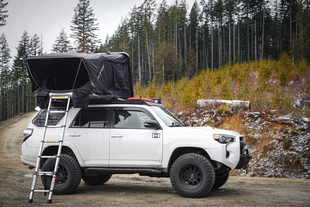 Side profile of 2019 Toyota 4Runner with truck suv wheels