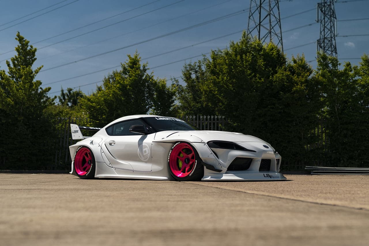 Front view of 2019 Toyota Supra with wheels