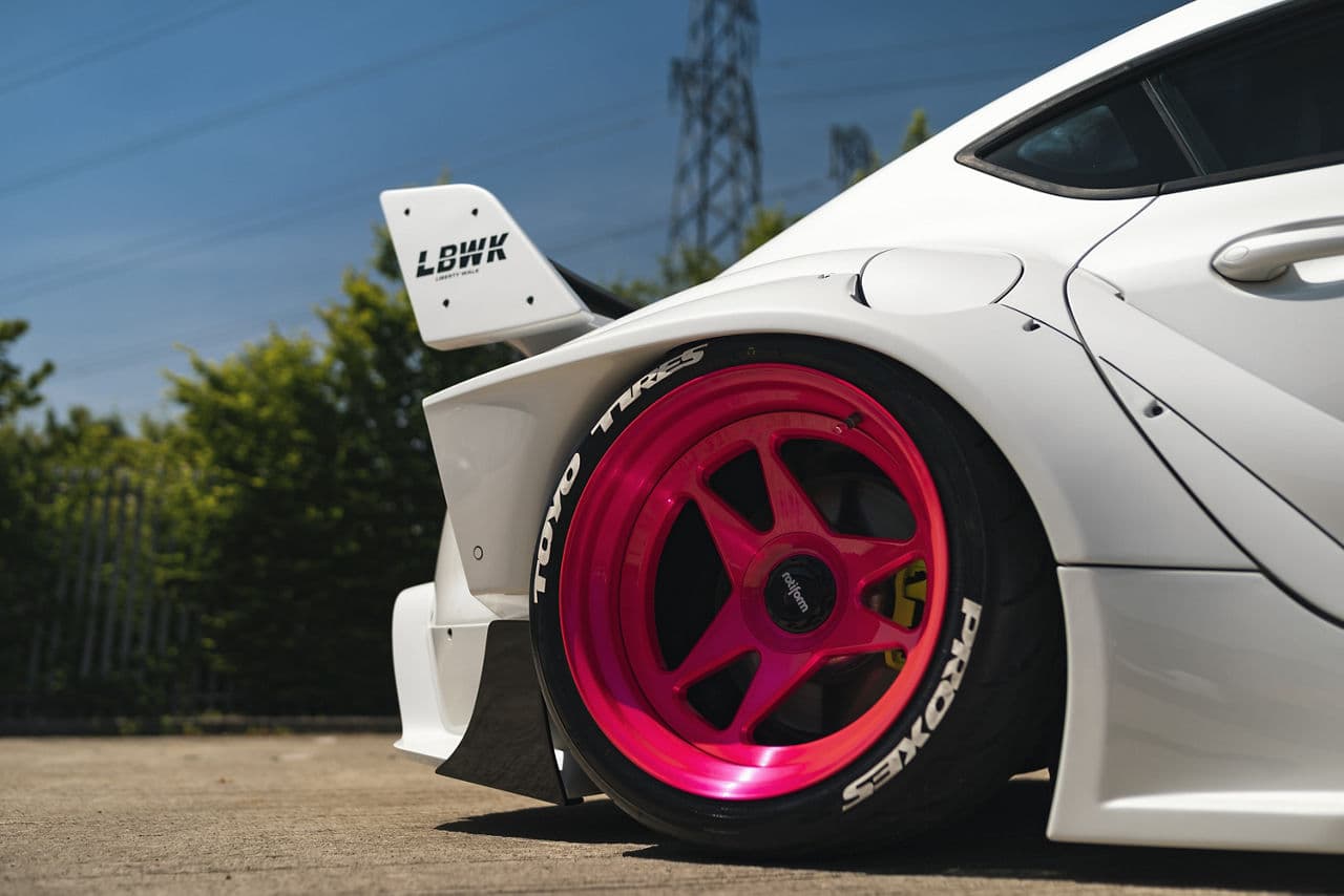 Interior of 2019 Toyota Supra with wheels