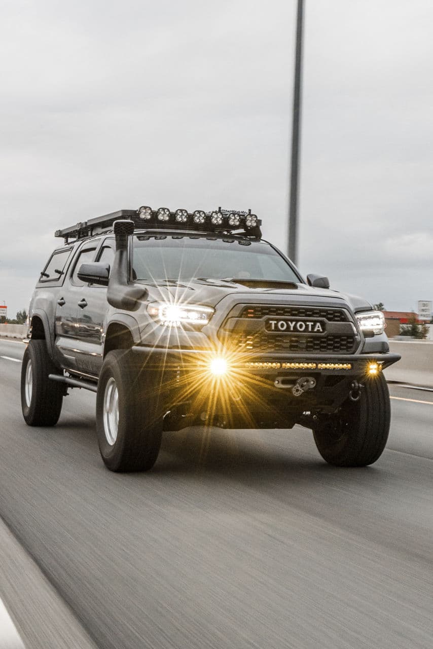 Interior of 2019 Toyota Tacoma with wheels