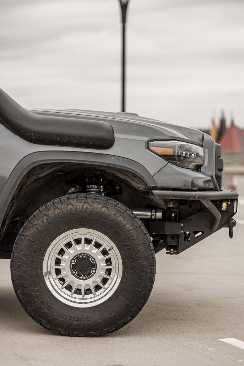 Detail view of 2019 Toyota Tacoma with wheels