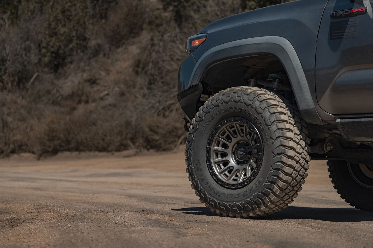 Detail view of 2019 Toyota Tacoma with wheels