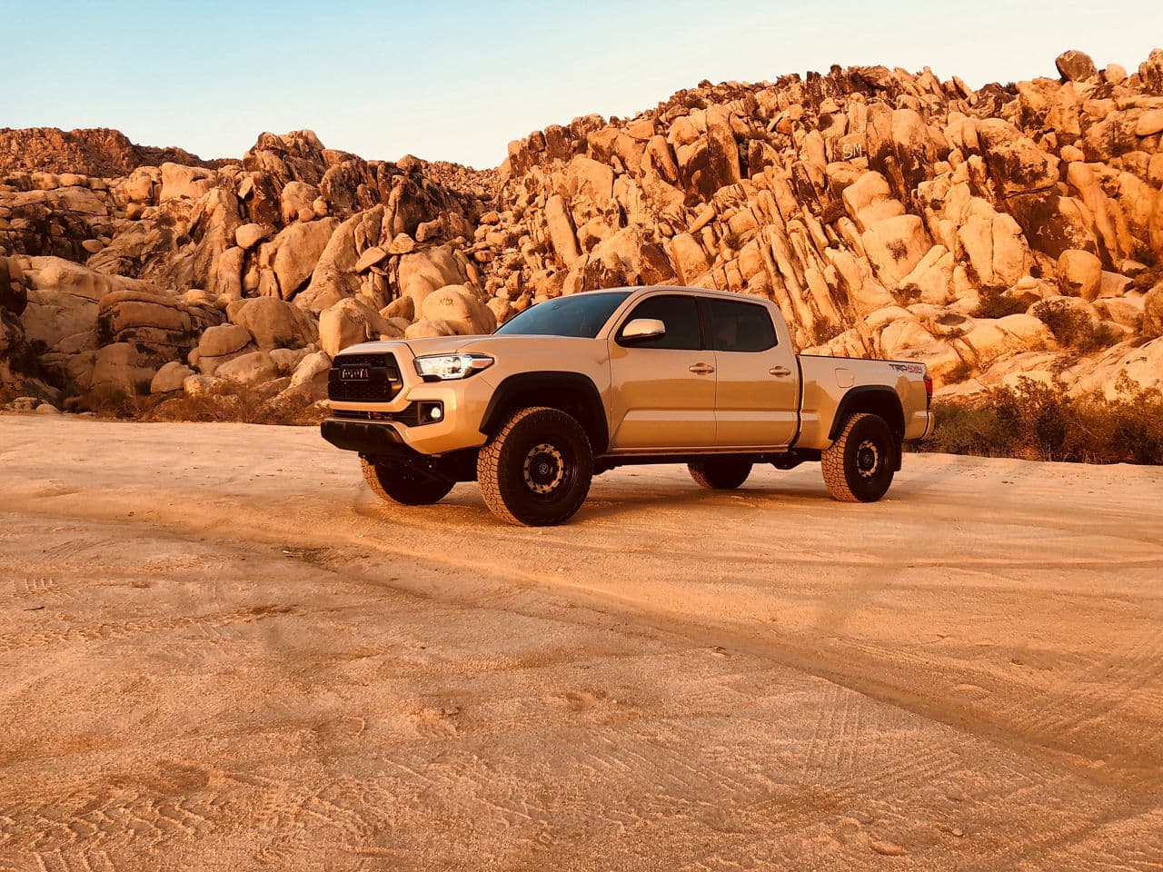 Detail view of 2019 Toyota Tacoma with wheels