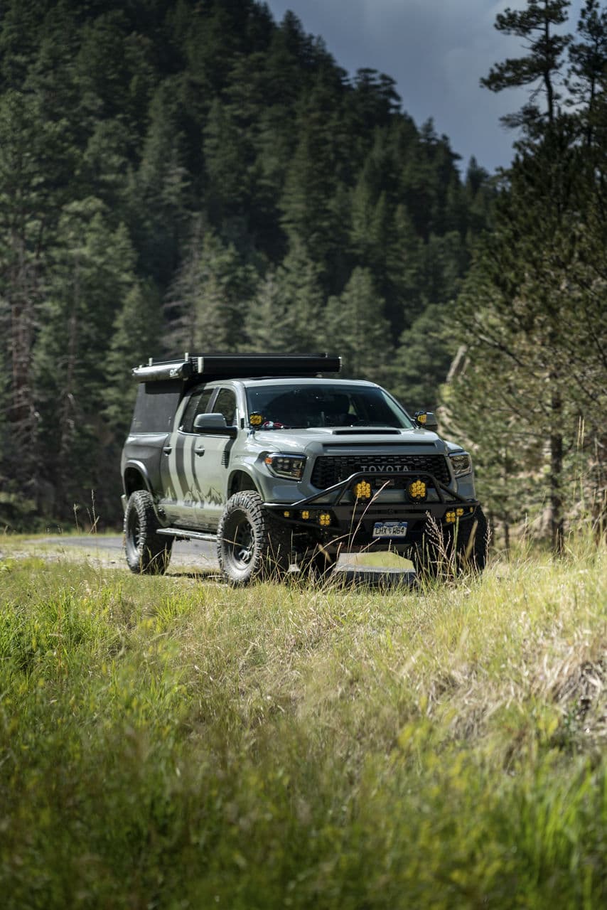 Detail view of 2019 Toyota Tundra with truck suv wheels