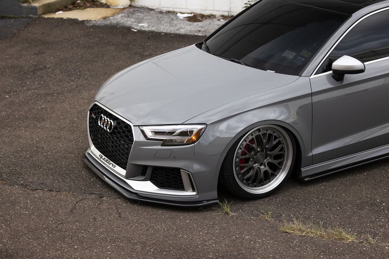 Detail view of 2020 Audi RS3 with wheels