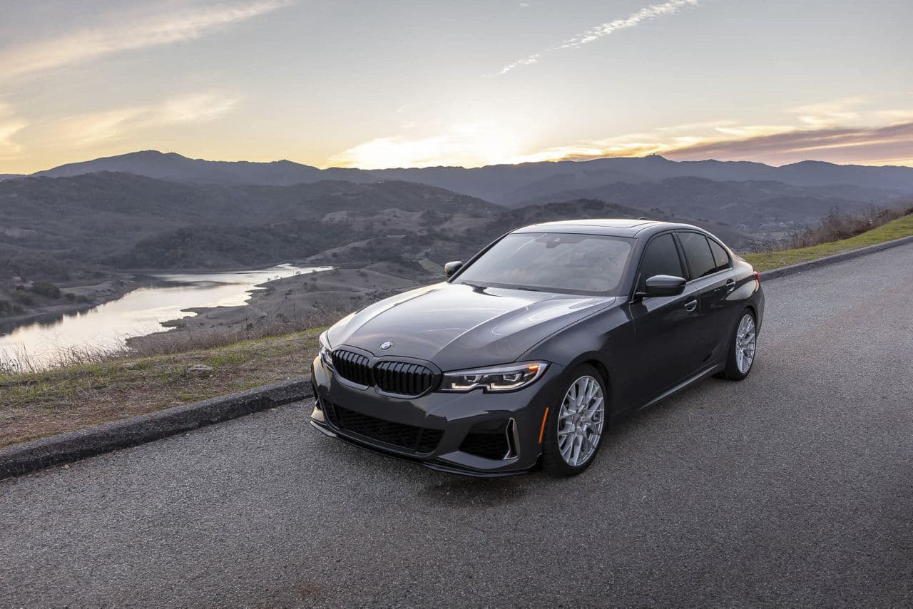 Front view of 2020 BMW M340i with wheels