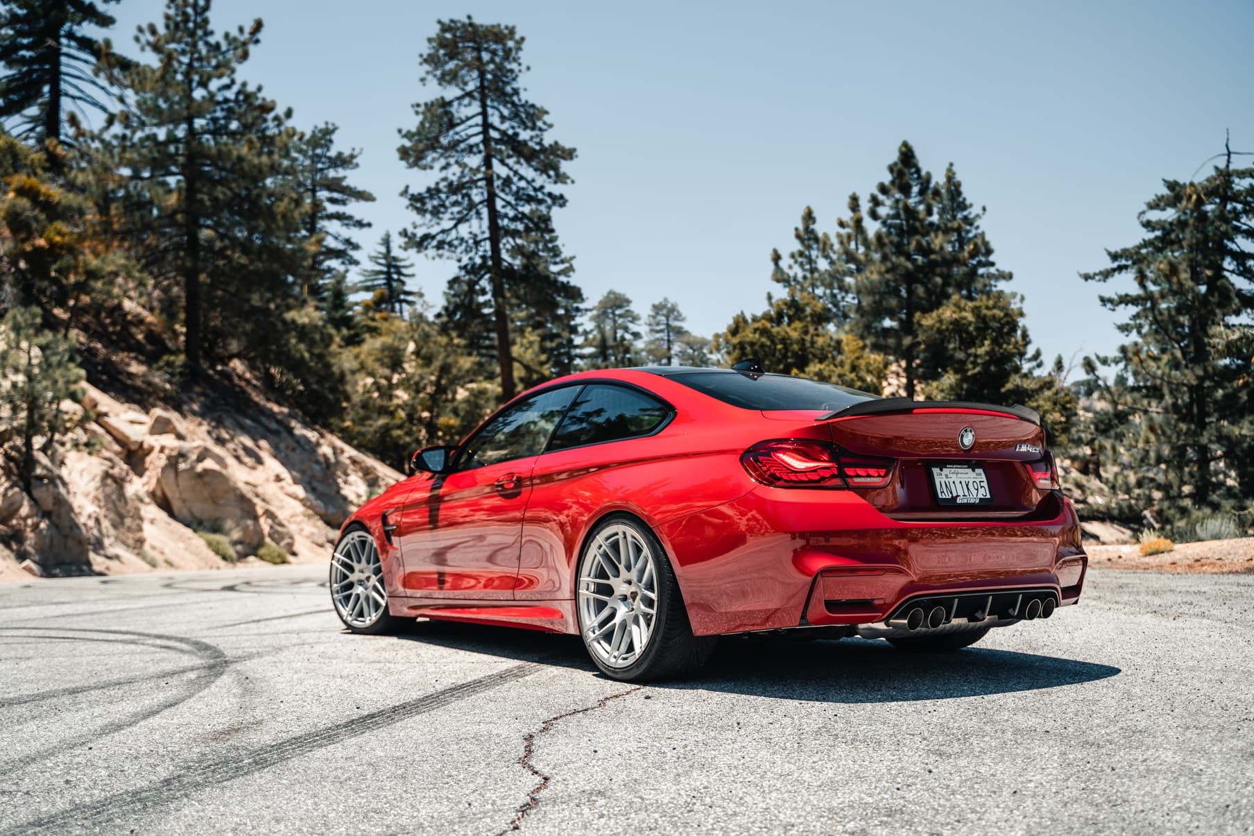 2020 BMW M4 CS — vehicle wraps, rear view