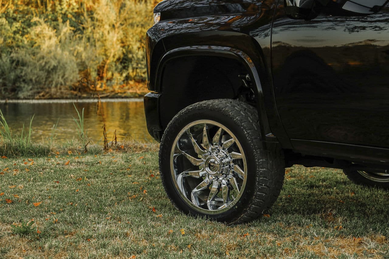 Detail view of 2020 Chevrolet 2500 with truck suv wheels