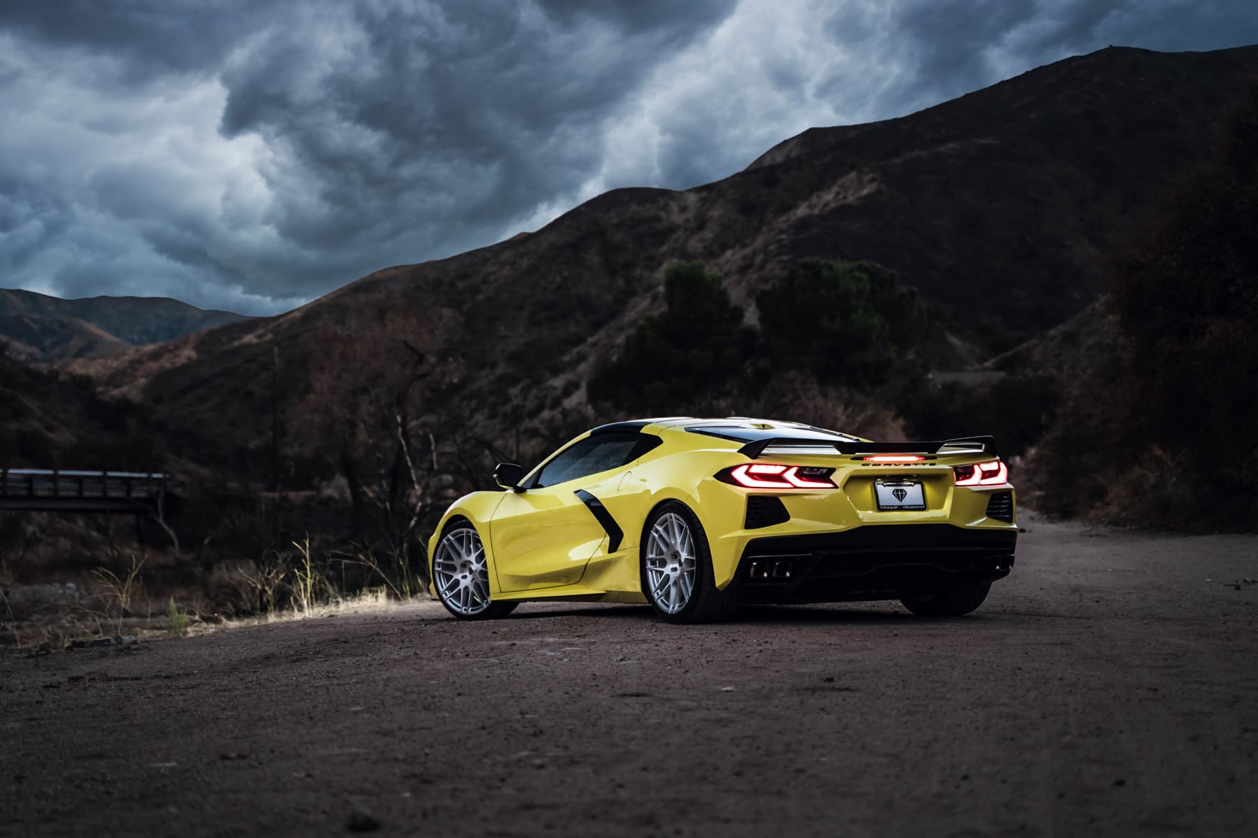 2020 Chevrolet Corvette C8 — custom build, rear view