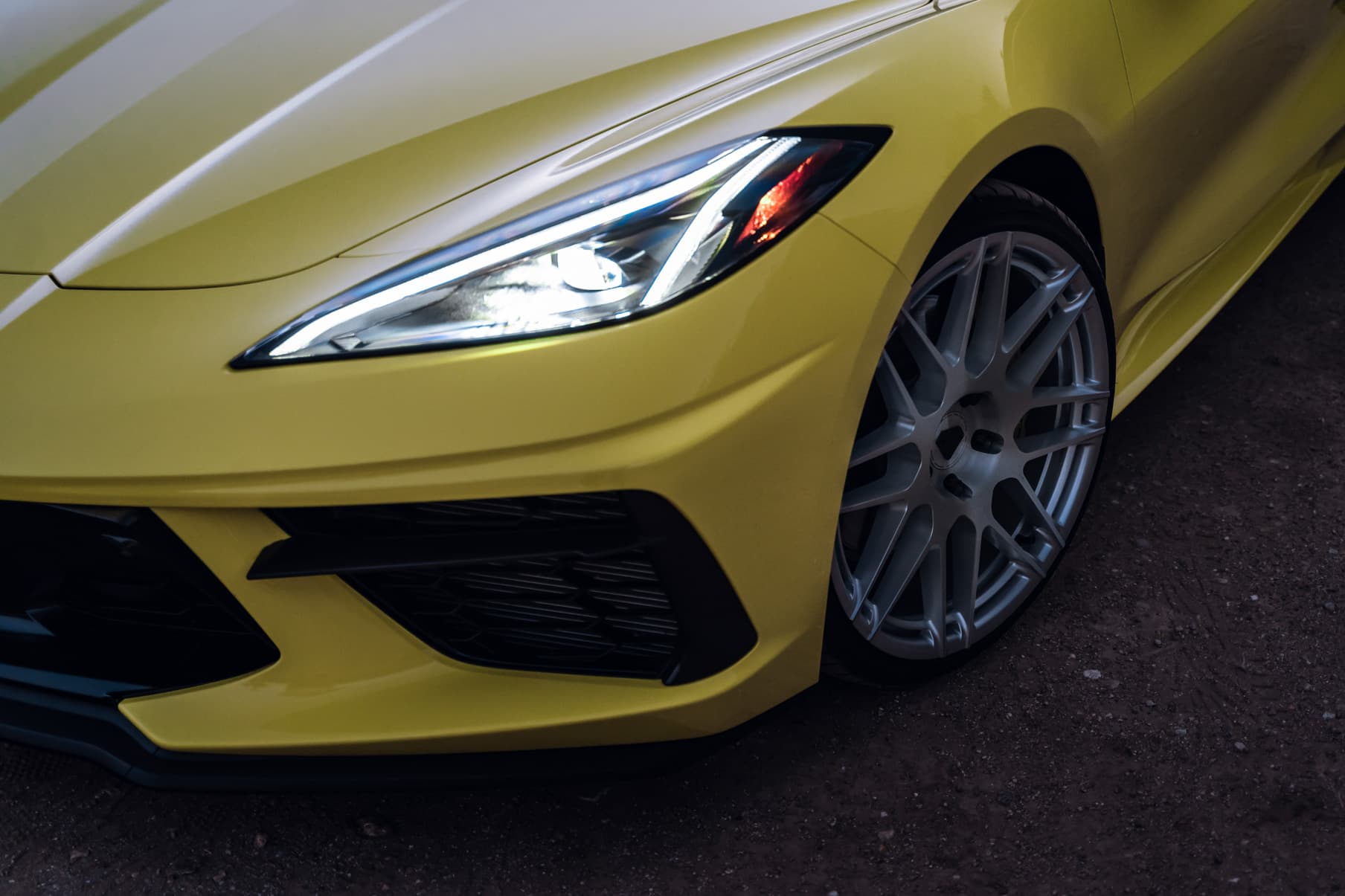 2020 Chevrolet Corvette C8 — custom build, detail view