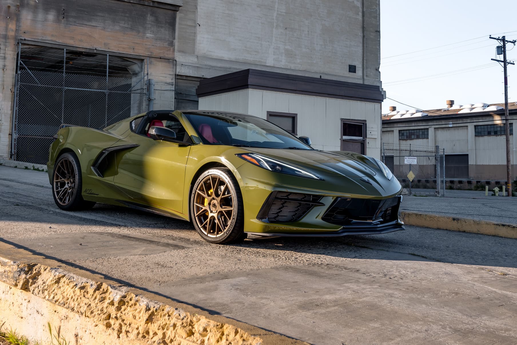 2020 Chevrolet Corvette C8 — custom build, rear view