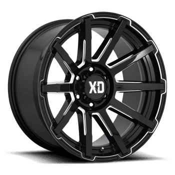 Detail view of 2020 Chevrolet Silverado with wheels