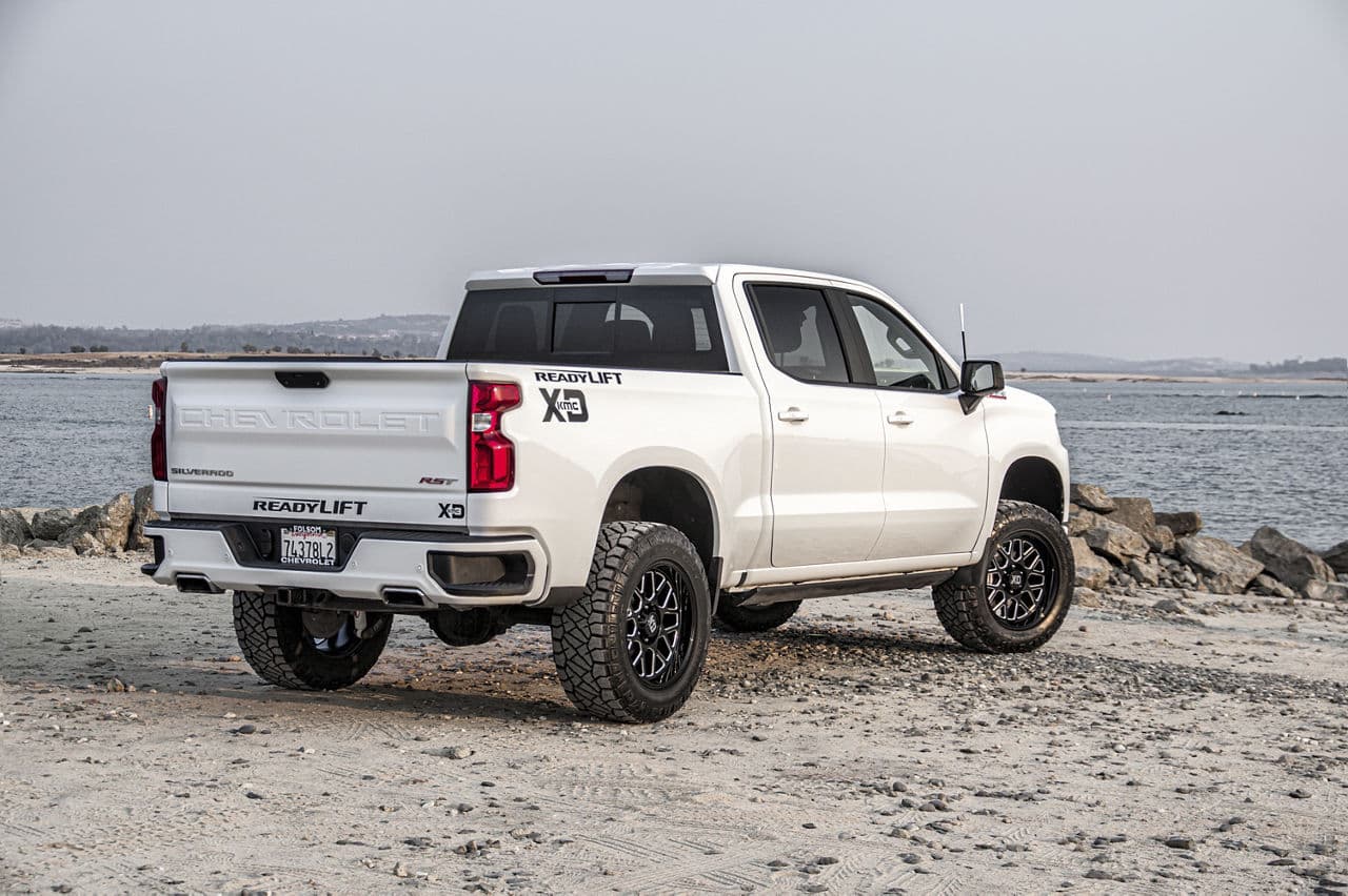 Interior of 2020 Chevrolet Silverado with wheels