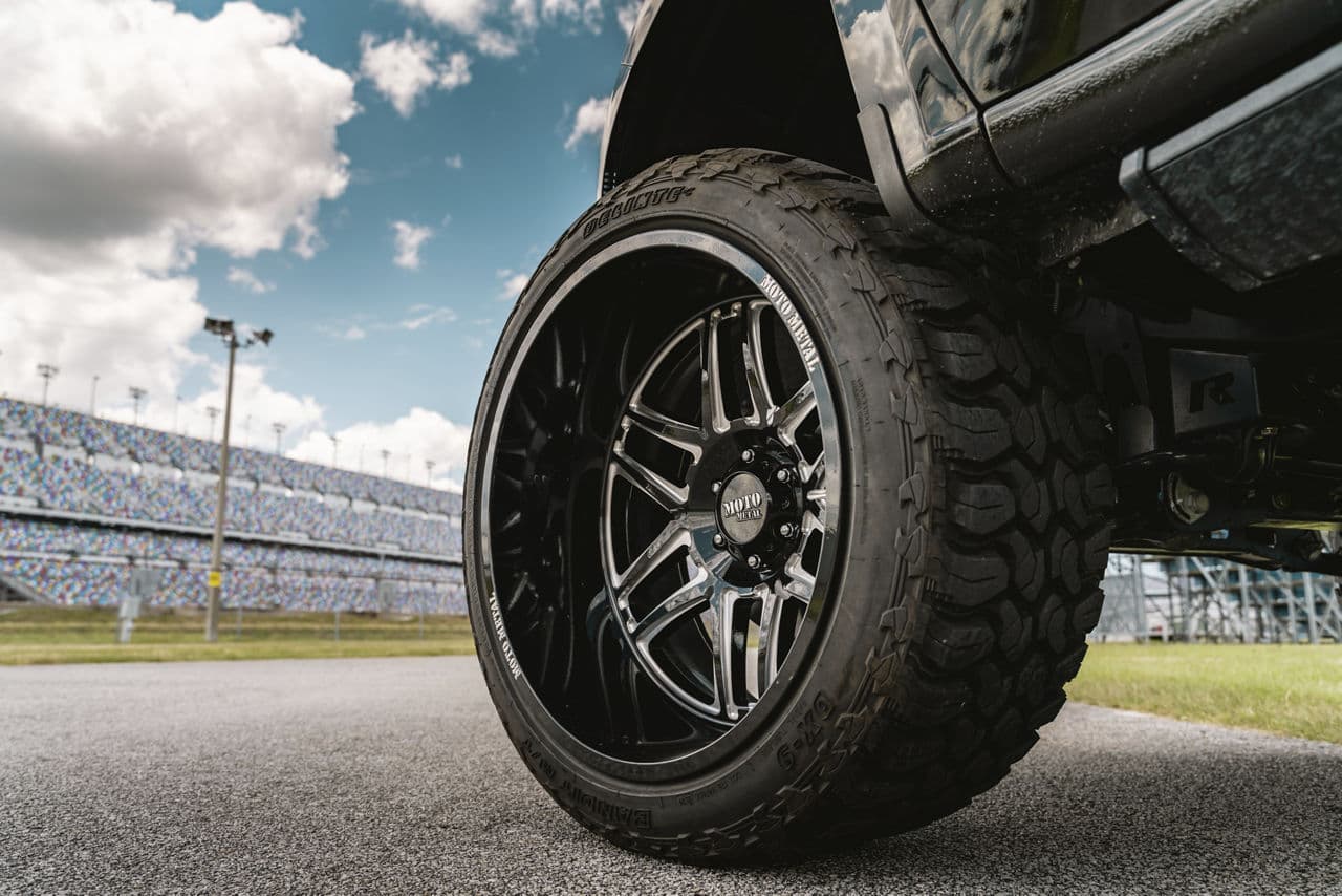 Interior of 2020 Chevrolet Silverado with wheels