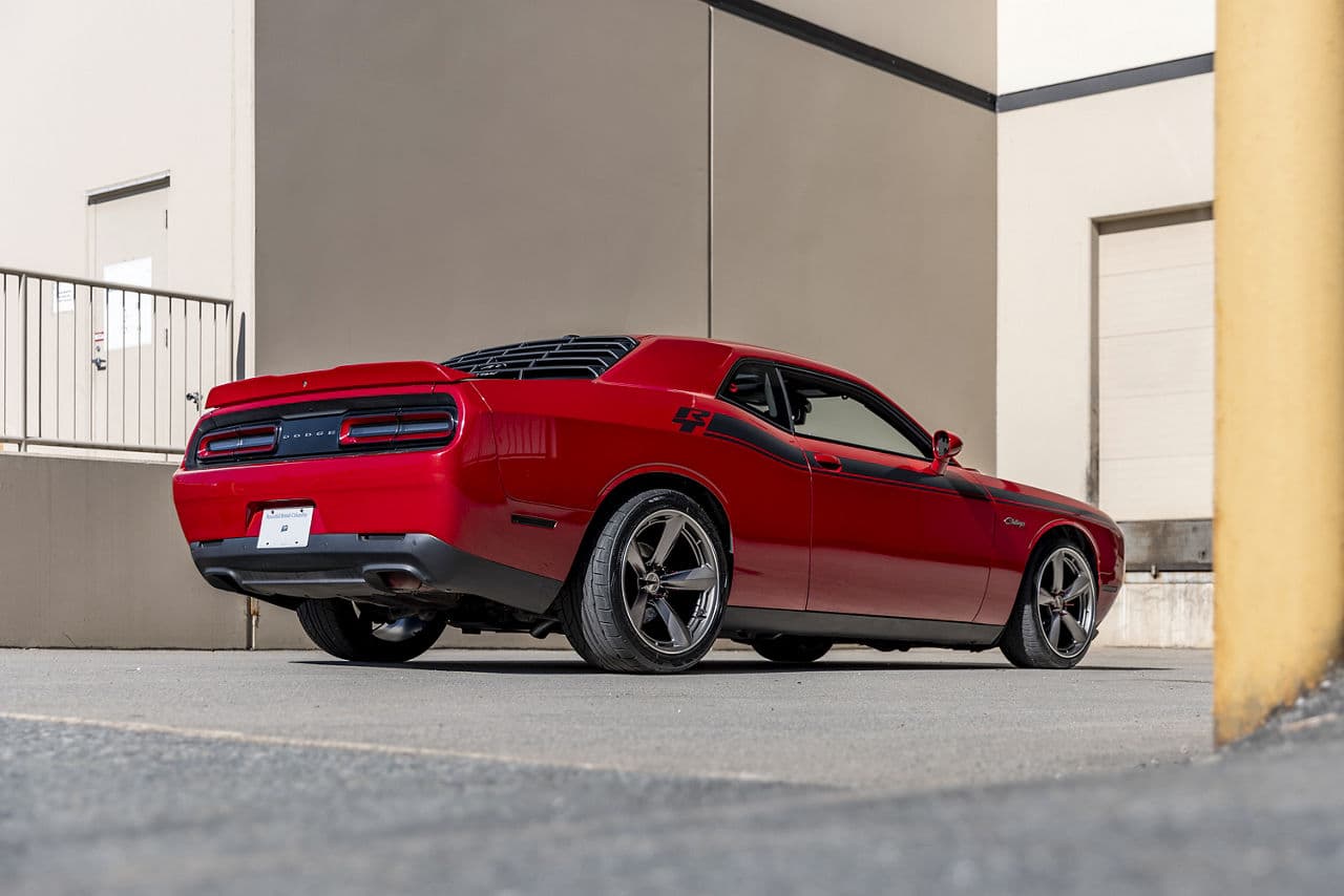 Interior of 2020 Dodge Challenger with wheels