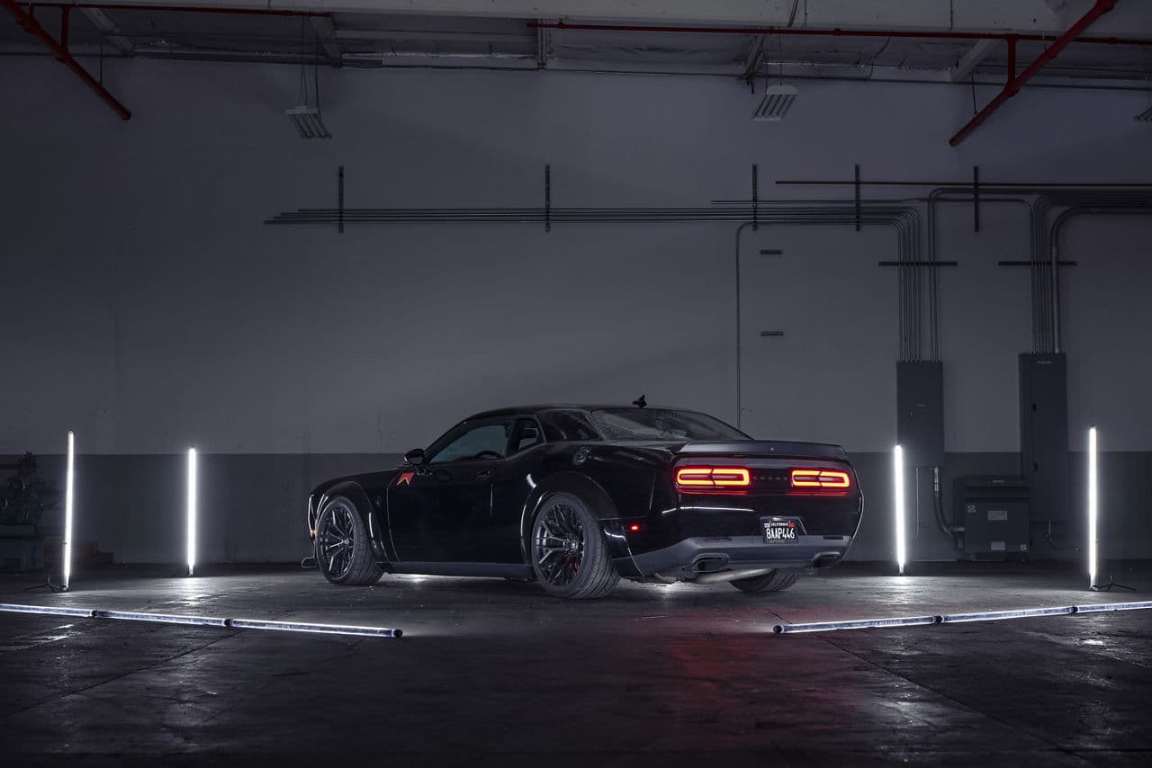 Interior of 2020 Dodge Challenger with wheels