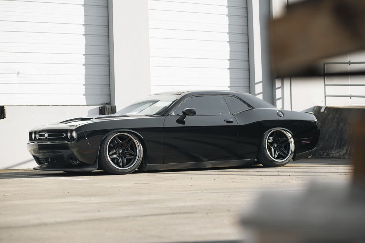 Front view of 2020 Dodge Challenger with wheels