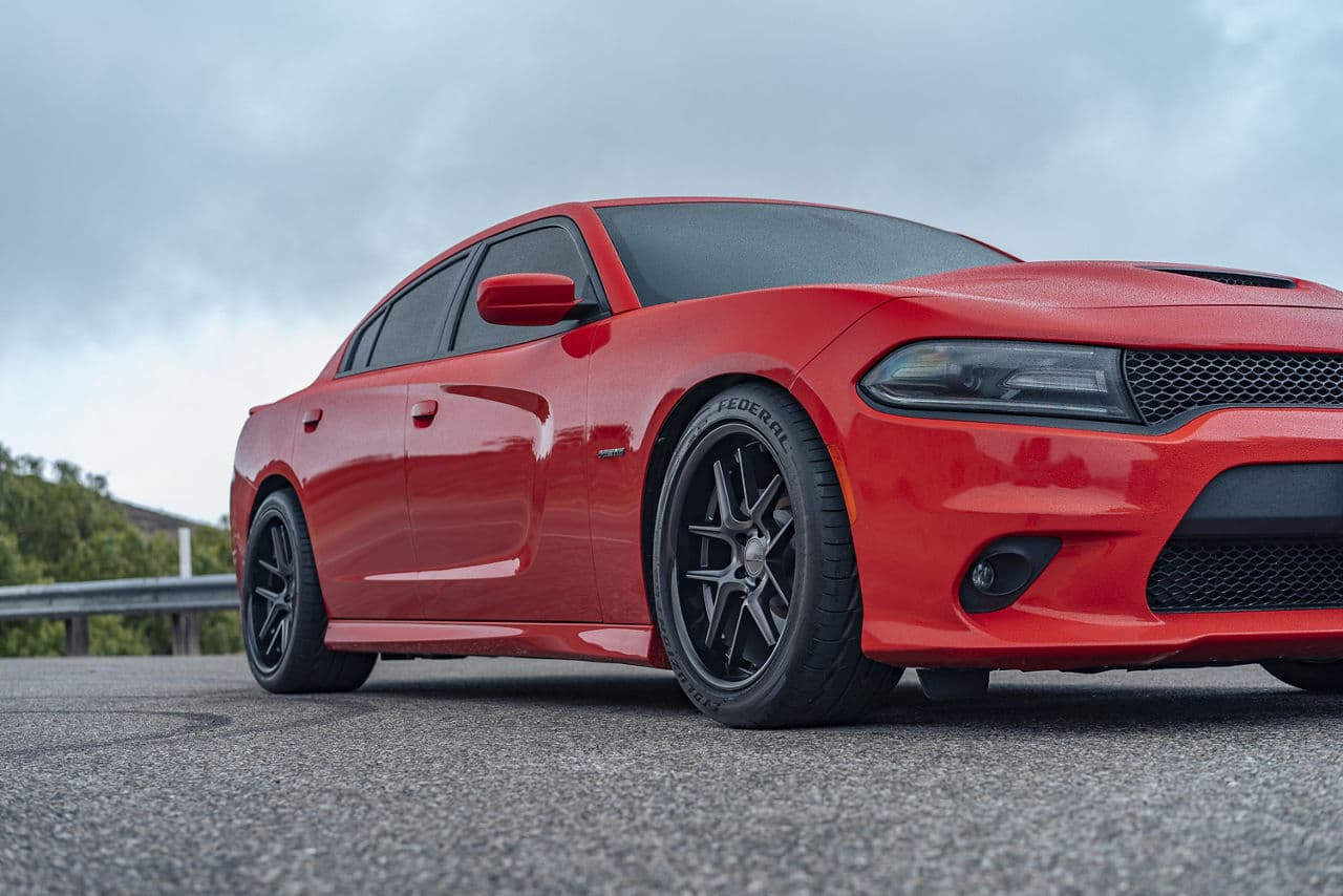 Interior of 2020 Dodge Charger with wheels