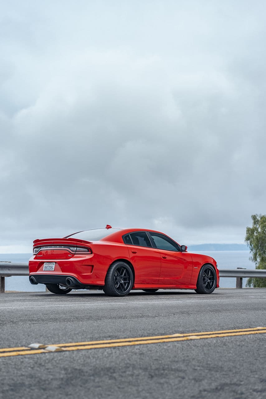 Detail view of 2020 Dodge Charger with wheels