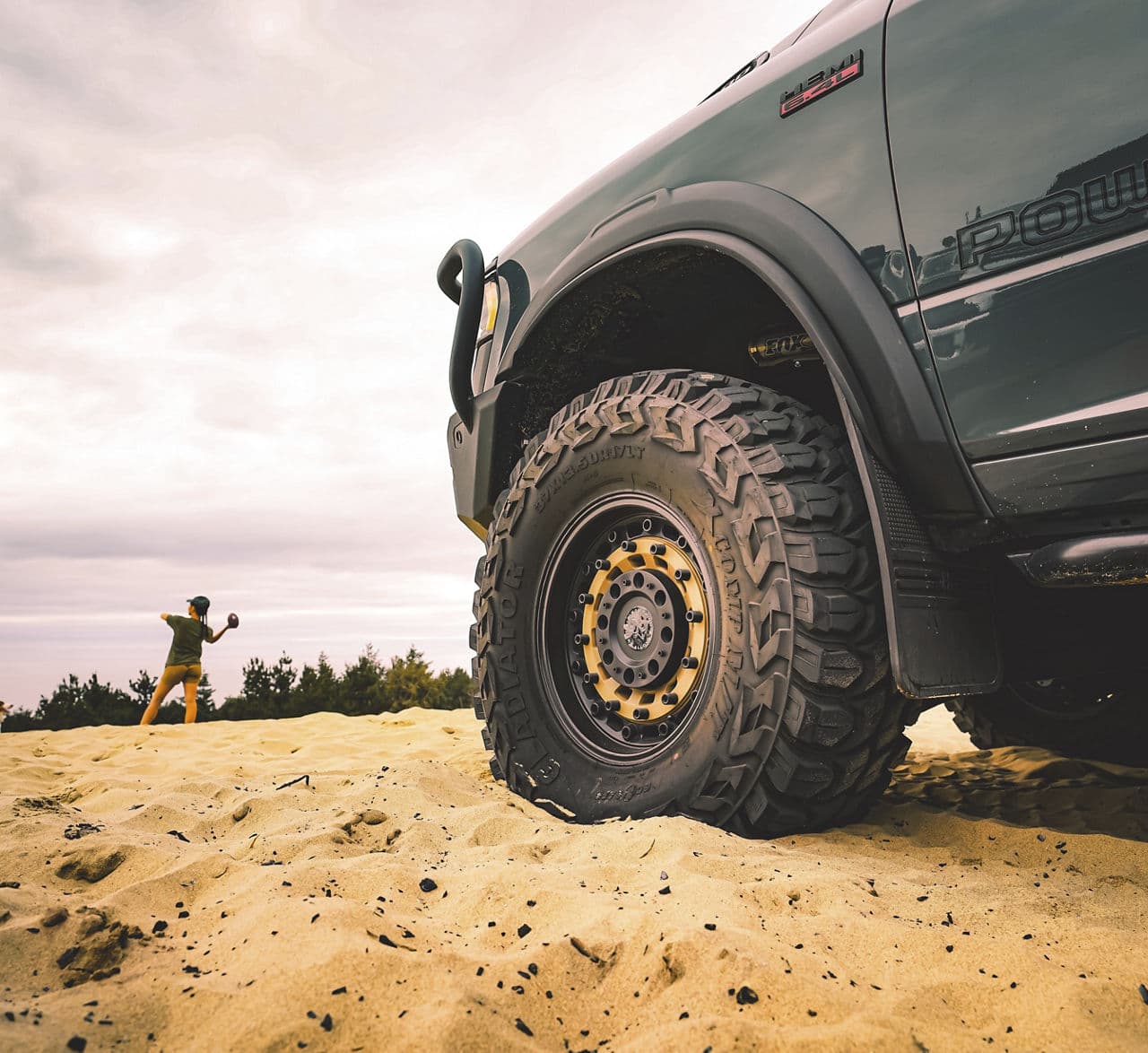 Side profile of 2020 Dodge Ram 2500 with truck suv wheels
