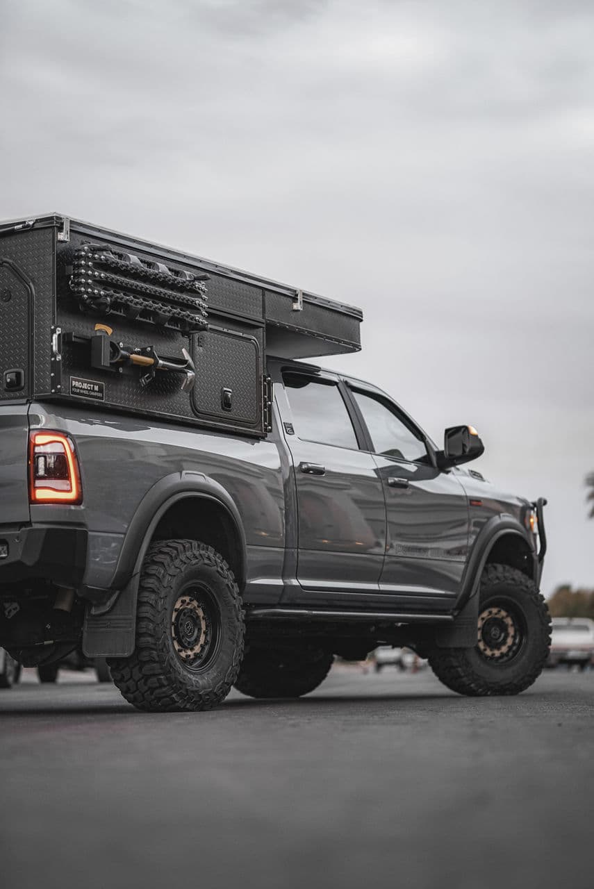Rear view of 2020 Dodge Ram 2500 with truck suv wheels