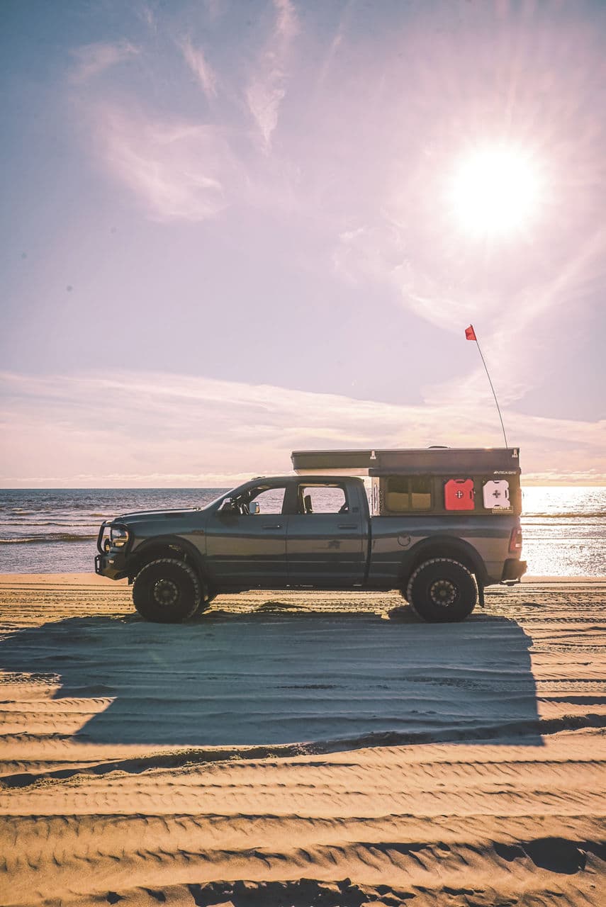Detail view of 2020 Dodge Ram 2500 with truck suv wheels
