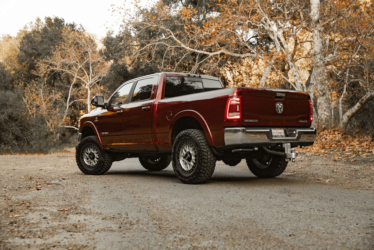 Side profile of 2020 Dodge Ram 2500 with truck suv wheels