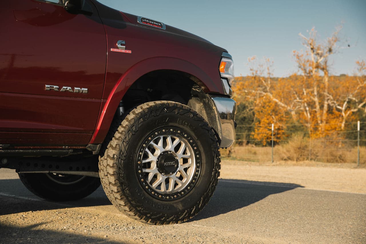 Interior of 2020 Dodge Ram 2500 with truck suv wheels