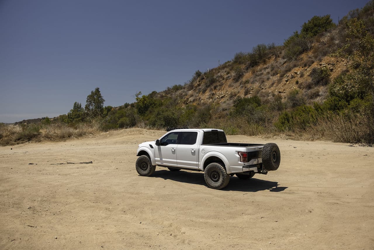 Interior of 2020 Ford F150 Raptor with truck suv wheels