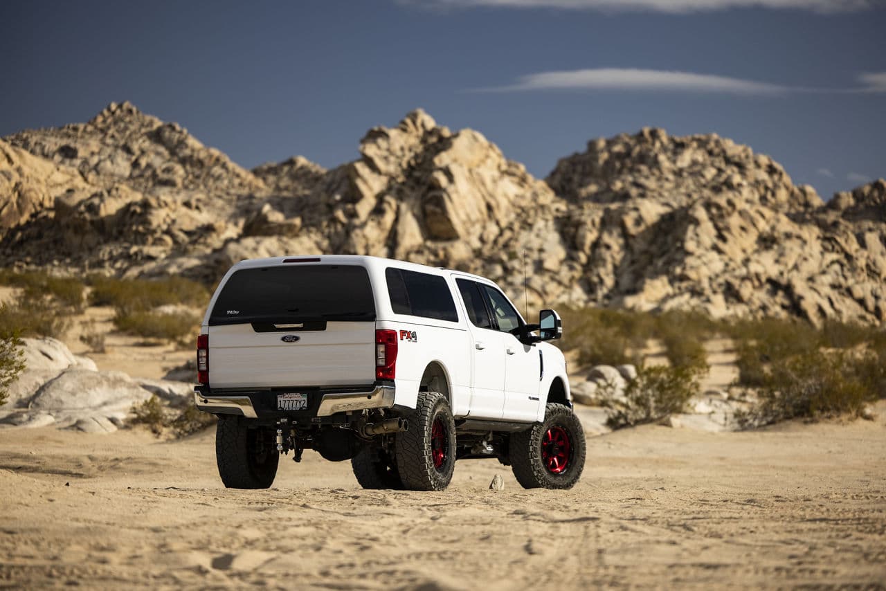 Interior of 2020 Ford F250 Lariat with wheels
