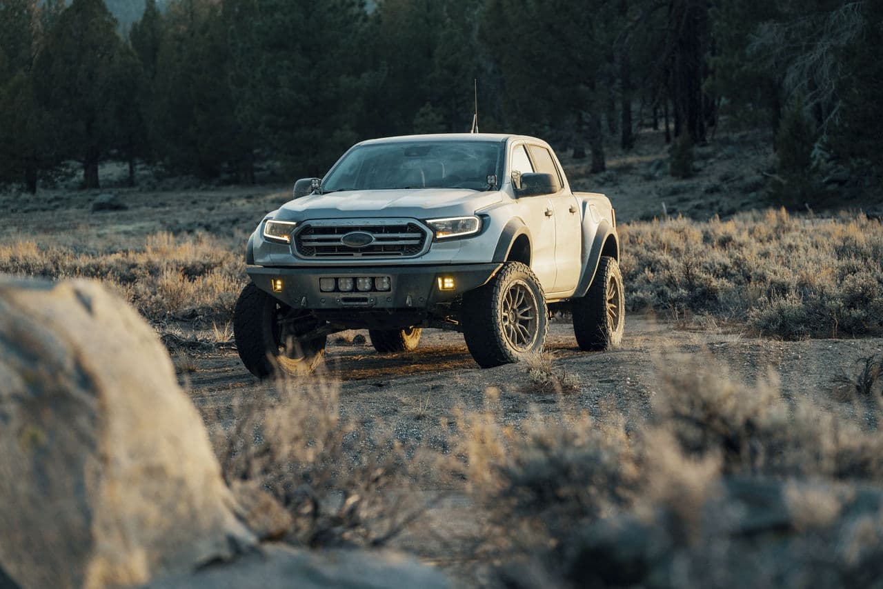Interior of 2020 Ford Ranger with truck suv wheels