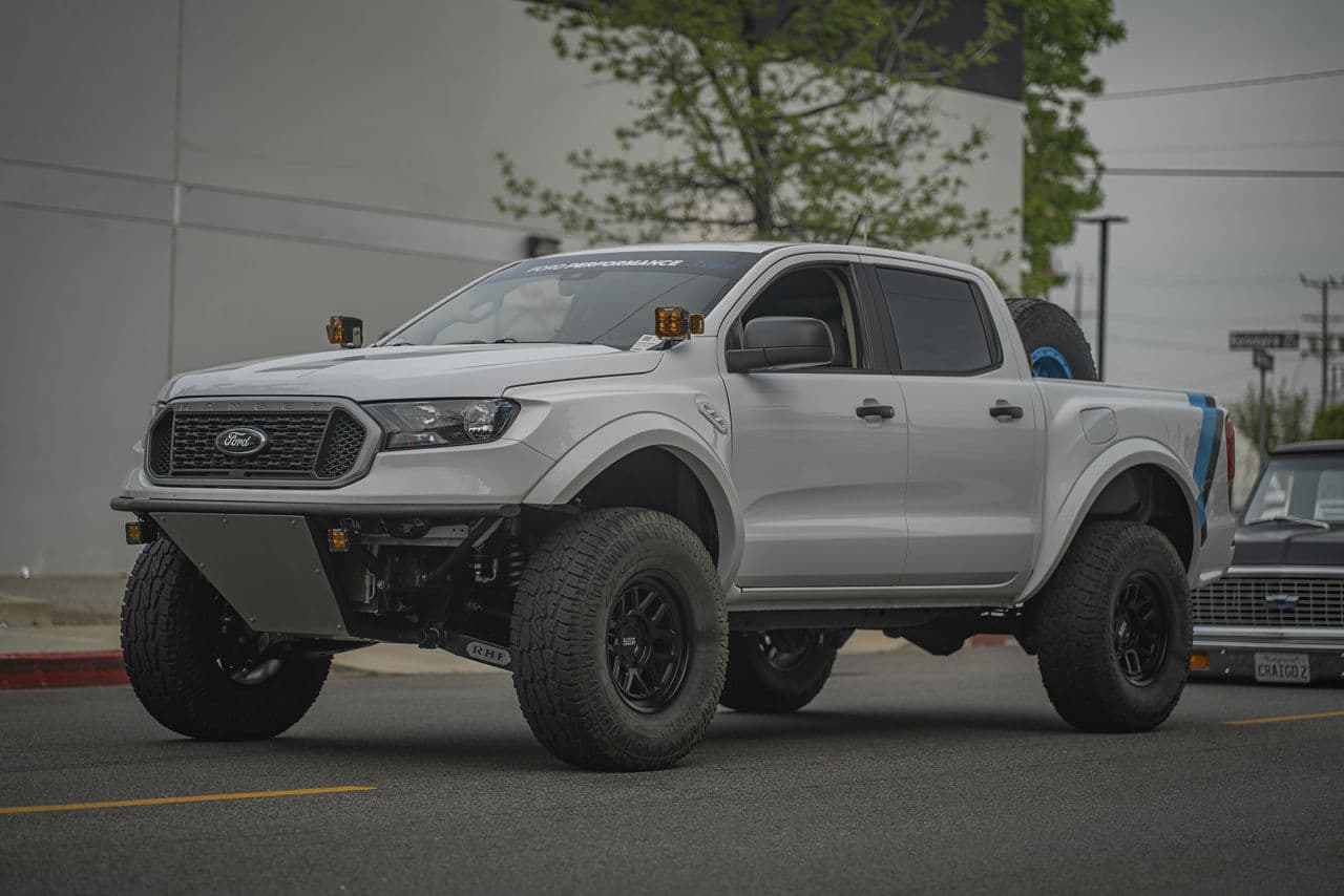 Interior of 2020 Ford Ranger with wheels